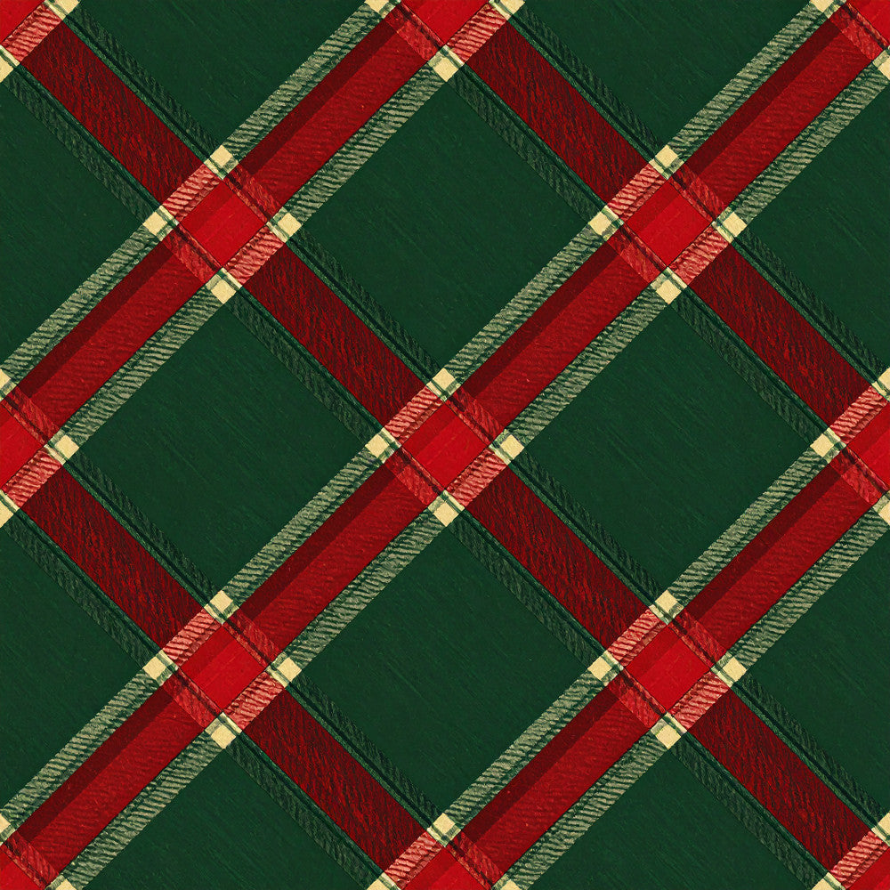 forest green, red, cream, plaid, tartan, geometric, traditional, holiday, christmas, festive, diagonal stripes, woven texture, classic, elegant, winter, scottish, herringbone pattern, neutral accents, seasonal, formal, timeless, preppy, structured, decorative, coordinating colors, textile pattern, coordinated design