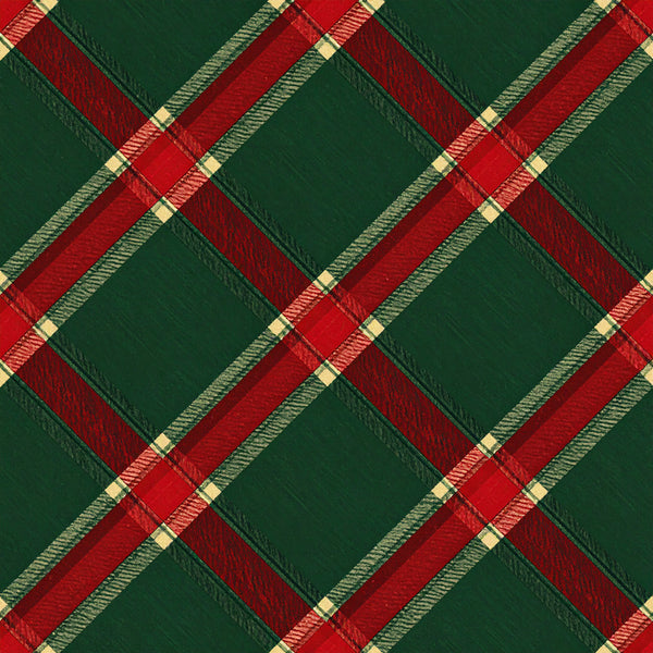 forest green, red, cream, plaid, tartan, geometric, traditional, holiday, christmas, festive, diagonal stripes, woven texture, classic, elegant, winter, scottish, herringbone pattern, neutral accents, seasonal, formal, timeless, preppy, structured, decorative, coordinating colors, textile pattern, coordinated design