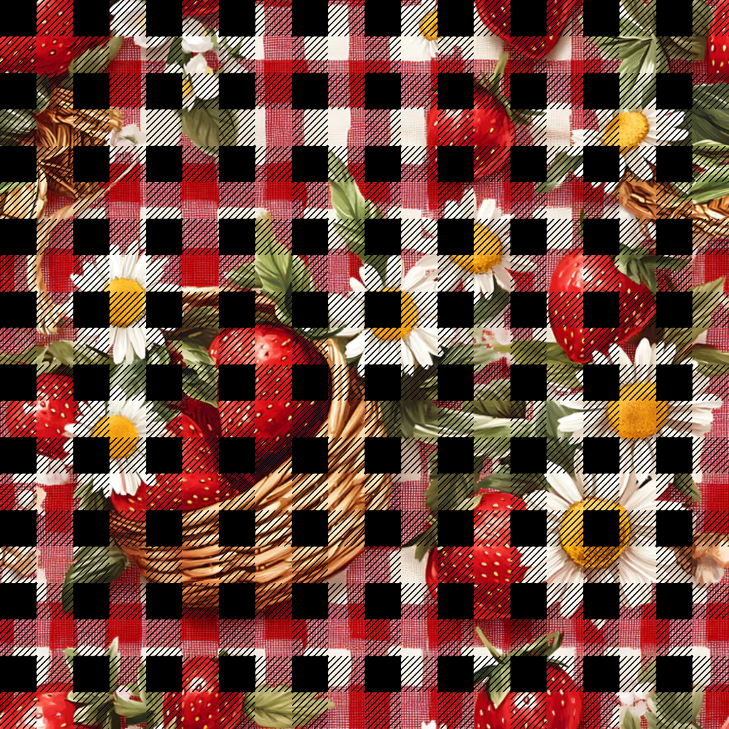 Berry Basket Charm Pattern 35 Minky Fabric