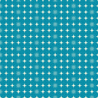turquoise, teal, blue, white, atomic starburst, geometric pattern, mid-century modern, retro design,, fabric panel, starbursts, atomic age, vintage style, geometric shapes, repeating pattern, modernist, space age, angular design, textile art, crafting fabric
