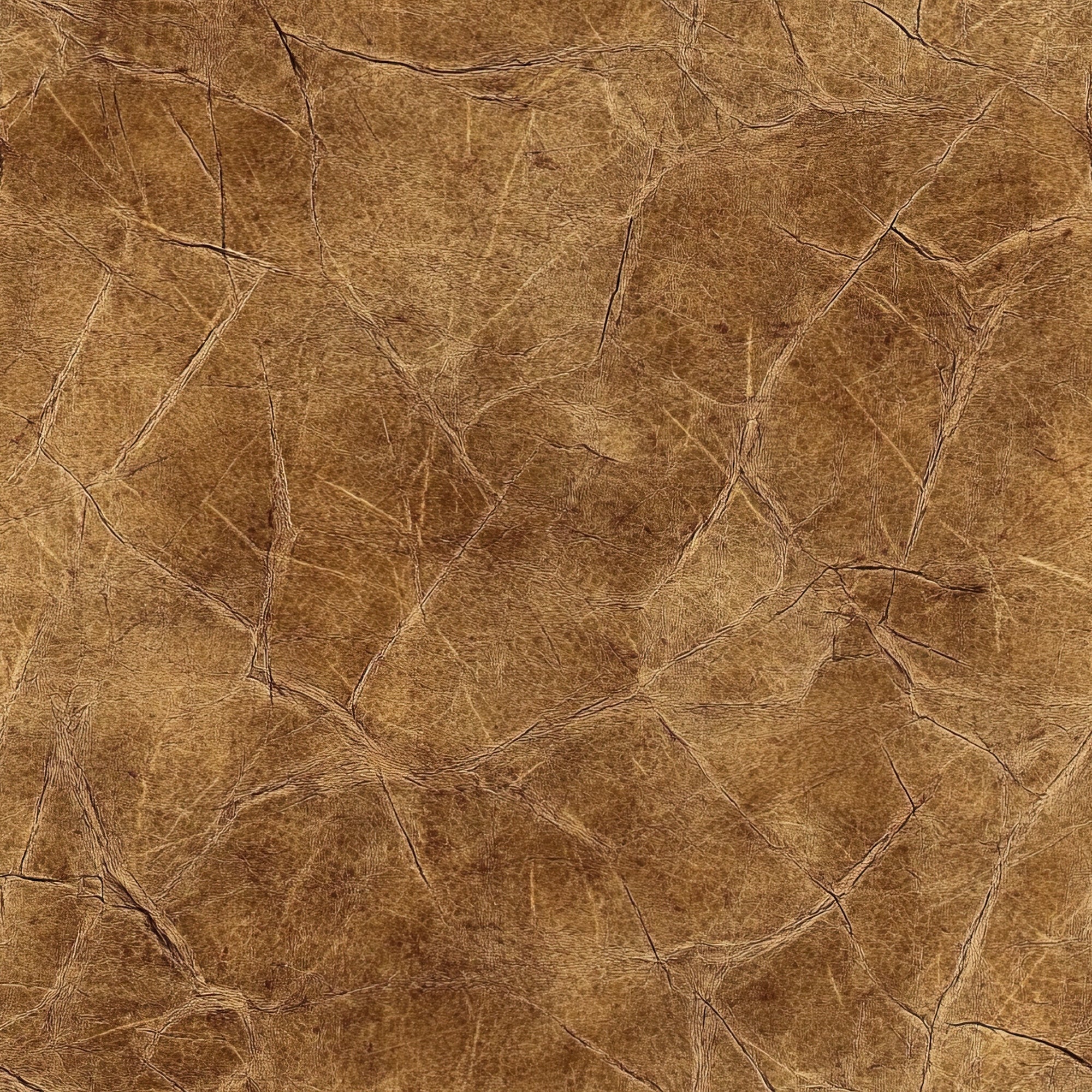 brown, tan, golden brown, leather texture, rustic, western, cowhide pattern, natural hide, organic lines, weathered appearance,, fabric panel, ranch style, country, textured surface, earthy tones, masculine, rugged, authentic leather look, seamless pattern