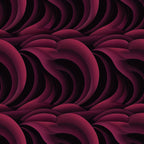 burgundy, deep red, maroon, wine, abstract waves, flowing curves, layered design, dimensional pattern, geometric swirls, modern art, contemporary style,, fabric panel, seamless repeat, undulating lines, organic shapes, gradient shading, textured appearance, sophisticated palette, artistic motif