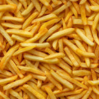 golden yellow, orange, french fries, food pattern, junk food, fast food, realistic style, appetizing, crispy texture, comfort food, snack food,, fabric panel, food illustration, processed food, fried potatoes, golden brown, food theme, culinary pattern, restaurant style