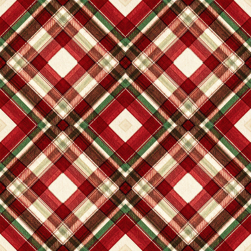 burgundy red, deep red, forest green, cream white, tan brown, chocolate brown, plaid, geometric, diamond pattern, traditional, rustic, farmhouse, classic, checkered, holiday, christmas, autumn, fall, home decor, quilted texture, woven look, vintage style, neutral tones, warm colors, cozy, elegant, country style