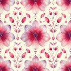 magenta pink, dusty rose, lavender purple, coral pink, cream ivory, floral, botanical, daisy, cosmos, nature, elegant, romantic, whimsical, spring, summer, garden flowers, delicate petals, layered blooms, gradient shading, watercolor style, feminine, decorative, ornamental, home decor, nursery, kids room, baby gift, cottage core, botanical garden
