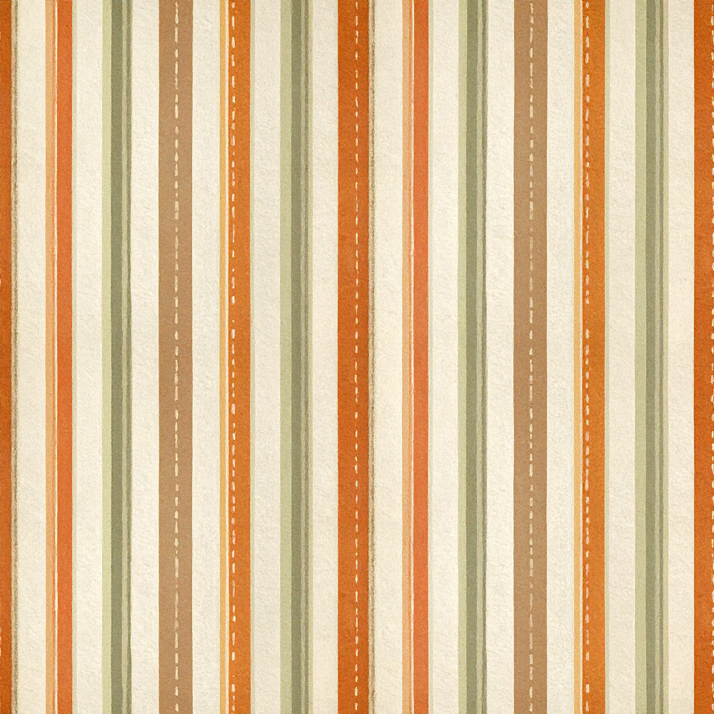 cream stripe, tan stripe, beige stripe, burnt orange stripe, rust orange, sage green stripe, khaki stripe, vertical stripe, striped pattern, retro stripe, vintage stripe, autumn colors, warm neutral, earthy tone, rustic style, traditional pattern, classic stripe, multi-color stripe, home decor, interior design, modern traditional, cozy aesthetic, warm palette, neutral nursery, gender neutral, soft furnishing, upholstery fabric, home accent, decorative stripe
