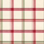 plaid, red plaid, gingham, checkered, burgundy, dusty rose, sage green, cream, vintage plaid, farmhouse, traditional, rustic, country, cottage, classic plaid, red and green, holiday, christmas, dashed lines, geometric, home decor, classic style, timeless pattern, tabletop inspired, kitchen, dining room, retro, nostalgic, checked pattern