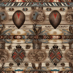 southwestern, native american, tribal, geometric, earth tone, tan, brown, rust red, cream, beige, blue-gray, boho, bohemian, rustic, vintage, aztec, indigenous patterns, feathers, arrows, diamond shapes, tepee, lodge, ethnic, traditional, warm tones, lodge style, cabin decor, desert inspired, woven texture, folk art