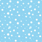 sky blue, light blue, powder blue, white, bubbles, bubble pattern, dots, polka dots, abstract, modern, whimsical, playful, nursery, baby room, kids room, toddler, cute, fun, bath time, water theme, aquatic, refreshing, gender neutral, simple design, contemporary, cheerful, soothing, calming