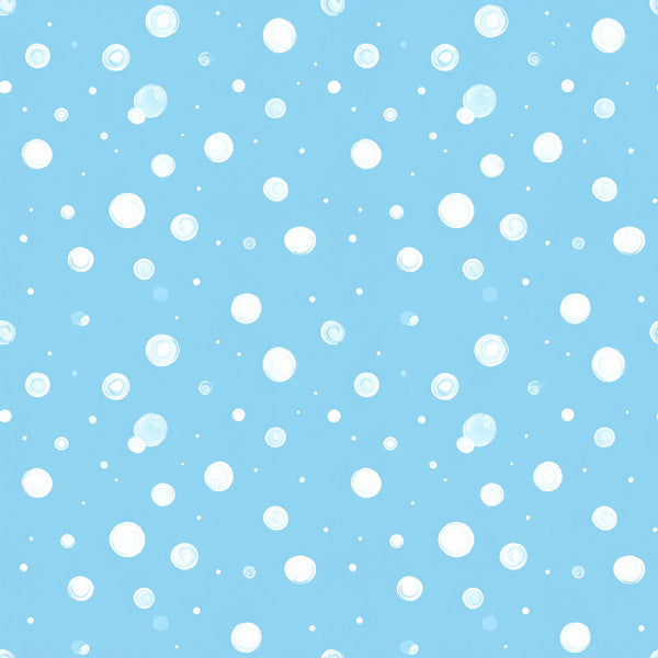 sky blue, light blue, powder blue, white, bubbles, bubble pattern, dots, polka dots, abstract, modern, whimsical, playful, nursery, baby room, kids room, toddler, cute, fun, bath time, water theme, aquatic, refreshing, gender neutral, simple design, contemporary, cheerful, soothing, calming