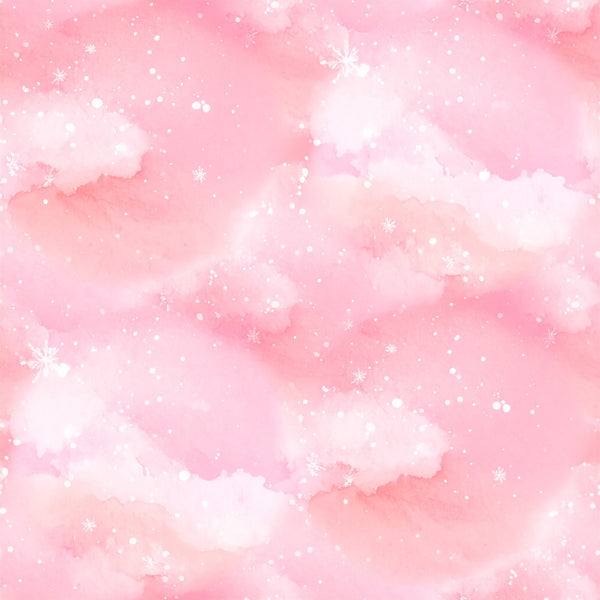 soft pink, blush pink, pale pink, rose pink, white, winter, snowflakes, snow, clouds, fluffy, dreamy, whimsical, magical, celestial, sparkles, glitter, frozen, holiday, christmas, baby, nursery, girls room, sweet, delicate, elegant, starry, frosty, enchanted, princess