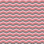 black, red, pink, white, chevron pattern, zigzag stripes, geometric design, retro style, 1950s inspired, diner aesthetic,, fabric panel, repeating pattern, angular lines, mid-century modern, nostalgic feel, striped chevrons, monochrome accents