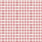 vintage pink, dusty rose, cream, ivory, gingham pattern, checkered design, distressed texture, weathered finish,, fabric panel, rustic charm, shabby chic, cottage style, aged appearance, faded colors, plaid weave, crafting material, sewing fabric, nostalgic mood, soft pastels