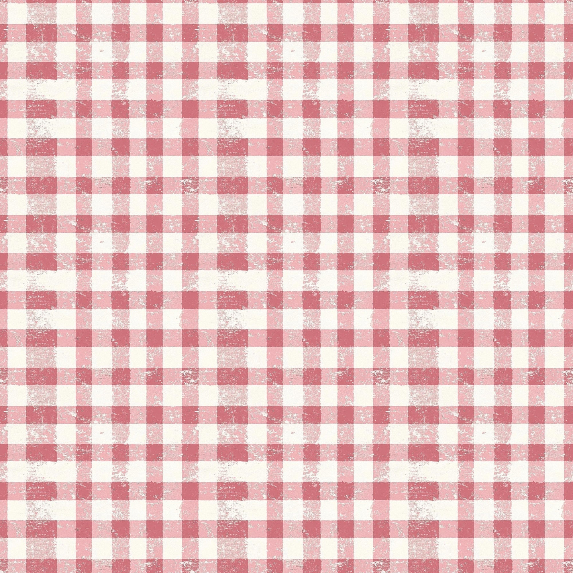 vintage pink, dusty rose, cream, ivory, gingham pattern, checkered design, distressed texture, weathered finish,, fabric panel, rustic charm, shabby chic, cottage style, aged appearance, faded colors, plaid weave, crafting material, sewing fabric, nostalgic mood, soft pastels