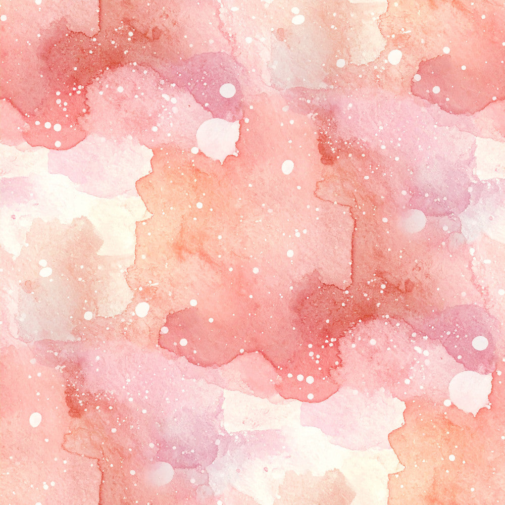 coral pink, dusty rose, pale pink, blush pink, cream, watercolor, abstract, bokeh, sparkle, glitter, modern, dreamy, whimsical, soft, delicate, feminine, ombre, gradient, baby girl, nursery, newborn, spring, pastel, romantic, gentle, watercolor wash, speckled, dots, shimmer