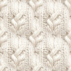 cream, ivory, off-white, white, cable knit, knit pattern, textured, woven, braided, twisted, cozy, warm, neutral, monochromatic, minimalist, modern, classic, traditional, elegant, sophisticated, winter, cold weather, nursery, baby room, toddler, comfort, soft texture, dimensional, relief pattern, aran knit