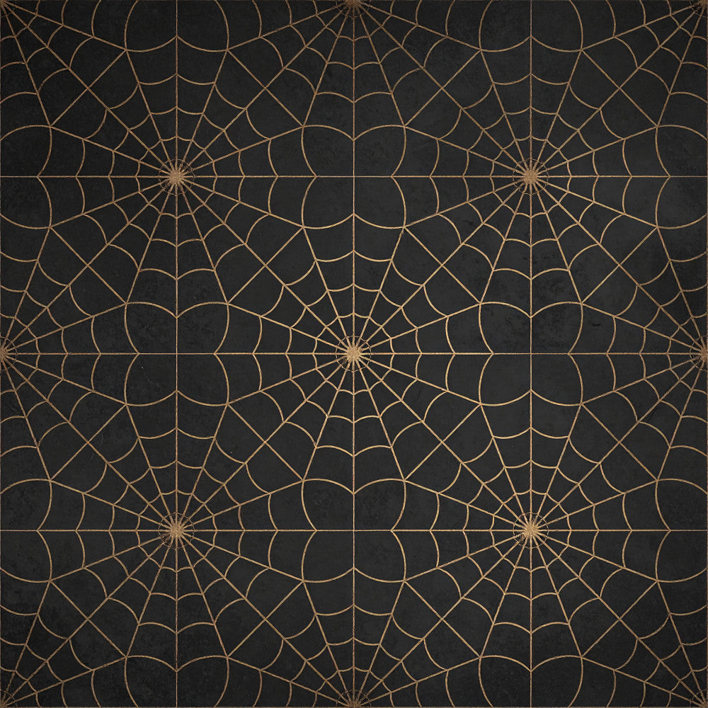 black, gold, tan, bronze, web, spiderweb, geometric, spider, halloween, gothic, elegant, modern, sophisticated, dark, metallic, autumn, fall, spooky, creepy, creepy cute, whimsical, symmetrical, intricate, detailed, vintage, art deco, celestial, mystical, witchy