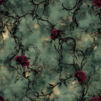 forest green, deep burgundy, dark red rose, vintage aesthetic, gothic, moody, distressed, floral, roses, grapevine, twisted vines, botanical, nature, romantic, elegant, dark academia, witchy, dark green, aged patina, grunge, dark and moody, luxury, dramatic, thorny vines, deep jewel tones, autumn, gothic romance, dark vintage, ornate