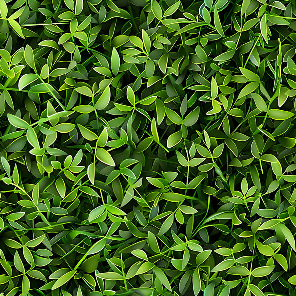 forest green, lime green, emerald green, sage green, tiny leaves, botanical pattern, leaf motif, nature design, dense foliage,, fabric panel, organic shapes, natural elements, layered leaves, woodland theme, fresh greenery, botanical print, leaf clusters, verdant pattern, spring foliage