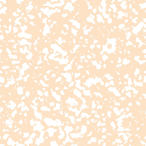 peach, beige, cream, white, grunge pattern, distressed texture, abstract design, vintage style, weathered look,, fabric panel, neutral tones, speckled effect, worn appearance, artistic texture, contemporary style, crafting material, sewing fabric, mottled pattern
