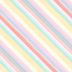 pastel stripes, diagonal stripes, soft yellow, pale pink, mint green, lavender, coral pink, cream, light gray, striped pattern, candy colors, rainbow stripes, modern geometric, contemporary style, whimsical, cheerful, gender neutral, nursery, playroom, baby room, kids room, spring colors, soft pastels, delicate stripes, trendy, cute, sweet, baby shower