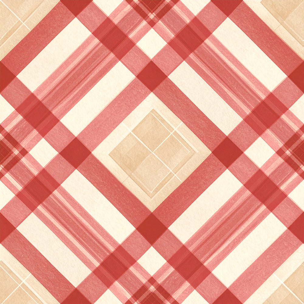 red and white plaid, gingham pattern, geometric design, classic plaid, red gingham, cream and red, cottage core, farmhouse style, traditional plaid, picnic theme, rustic style, kitchen decor, vintage inspired, checkered pattern, red and cream, cozy aesthetic, country style, homespun, red plaid, neutral accents, beige and red, layered pattern, dimensional plaid, textured design