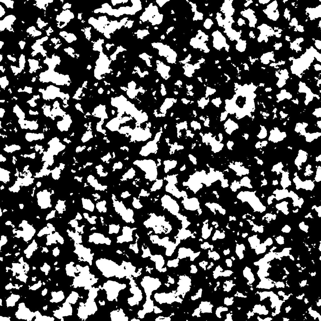 black and white, grunge pattern, distressed texture, speckled design, abstract pattern, high contrast, weathered look,, fabric panel, monochrome, textured surface, spotted pattern, vintage style, artistic design, cotton fabric, crafting material, sewing fabric, mottled pattern, rough texture, contemporary design