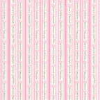 pink, white, green, floral stripes, vertical stripes, small flowers, botanical pattern, delicate blooms, cottage core, feminine, soft pastels,, fabric panel, repeating pattern, vintage inspired, romantic, garden flowers, spring motifs, shabby chic