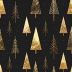 gold trees, black background, metallic gold, forest green, christmas trees, holiday, winter, geometric trees, line art trees, evergreen, pine trees, festive, elegant, modern, luxury, sparkly, glitter texture, stars, celestial, nature, woodland, scandinavian, minimalist, contemporary, nursery, baby room, kids room, seasonal decor, dark and moody, gold foil effect