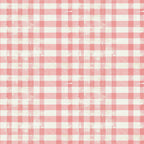 vintage pink, coral pink, cream white, gingham pattern, checkered design, distressed texture, weathered look, shabby chic, rustic charm,, fabric panel, pastel colors, cottage style, worn finish, alternating squares, geometric pattern, soft pink, antique style, crafting material
