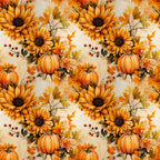 golden yellow, burnt orange, rust orange, cream, warm fall colors, sunflower, pumpkin, autumn leaves, floral, nature, harvest, fall, thanksgiving, autumn, rustic, traditional, farmhouse, botanical, sunflowers, pumpkins, maple leaves, berries, seasonal, cozy, warm tones, home decor, fall home, autumn harvest, garden theme