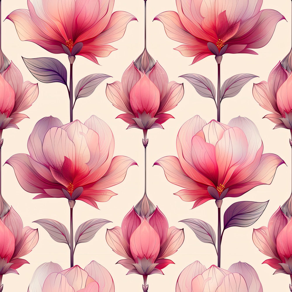 pink flowers, magenta flowers, coral pink, dusty rose, deep pink, purple accents, floral pattern, botanical design, elegant flowers, modern floral, spring flowers, garden flowers, lotus flowers, peony style, nature theme, botanical theme, whimsical style, elegant style, romantic design, soft and dreamy, watercolor effect, feminine design, delicate petals, vibrant florals, nursery decor, baby girl, home decor, spring theme, summer theme, artistic floral