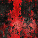 red, black, grunge, distressed, abstract, splatter, cracked, weathered, cotton fabric, quilting panel, textured, vintage, worn, paint splashes, dark background, crimson, scarlet, urban style, edgy, contemporary