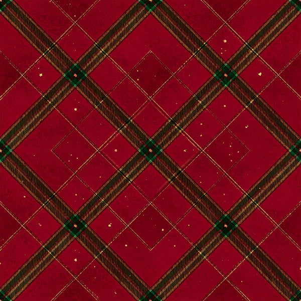 deep red, burgundy, forest green, gold accents, cream stitching, plaid pattern, tartan, geometric design, quilted texture, diamond pattern, traditional style, elegant, classic, holiday, christmas, festive, scottish, woven stripe, structured pattern, sophisticated, formal, luxurious, winter, dark red velvet, heritage pattern, decorative stitching, rich colors, timeless design