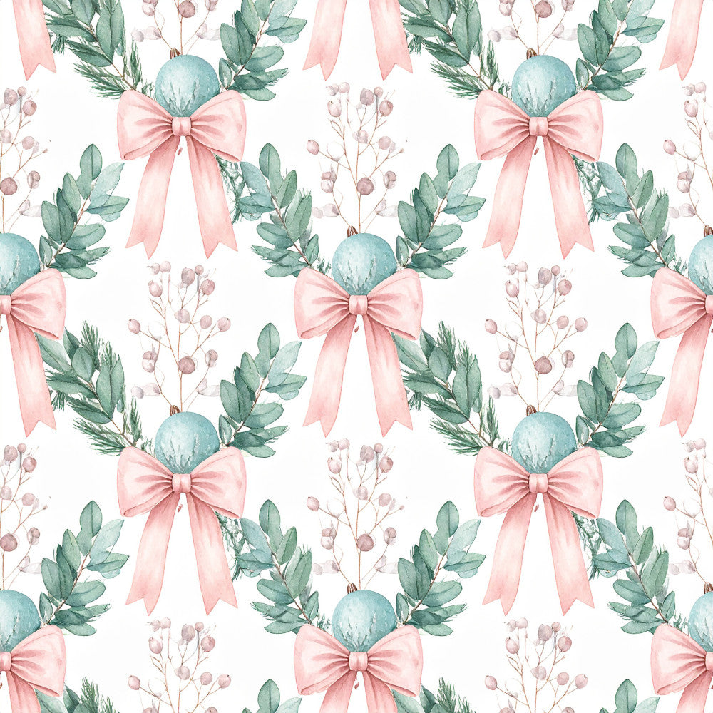 sage green, blush pink, dusty rose, teal blue, soft green, floral, botanical, nature, elegant, whimsical, vintage, romantic, delicate, eucalyptus leaves, berries, bows, ribbons, spring, summer, pastel colors, garden, feminine, nursery, baby shower, baby girl, toddler room, soft aesthetic, watercolor, hand-painted, decorative ribbons