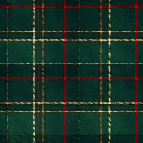 forest green, deep green, red plaid, gold stripes, cream stripes, traditional plaid, tartan, christmas, holiday, plaid pattern, geometric stripes, winter, festive, classic, elegant, traditional style, rustic, scottish plaid, checkered pattern, red and green, gold accents, seasonal, vintage plaid, formal, dressy, home decor, decorative textile