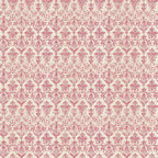 vintage pink, dusty rose, cream background, damask pattern, ornate motifs, floral scrollwork, baroque design, decorative flourishes,, fabric panel, intricate details, symmetrical repeat, elegant swirls, antique style, soft palette, romantic mood, victorian inspired, delicate ornaments
