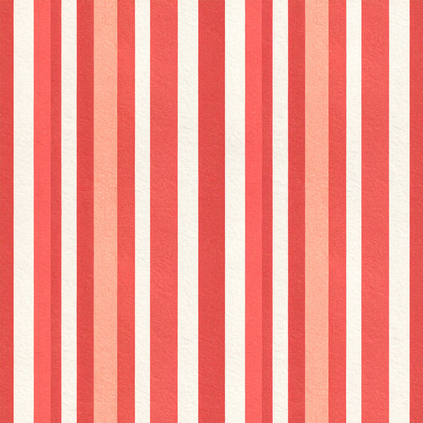 coral red, cream white, candy cane, peppermint, striped, vertical stripes, geometric, modern, contemporary, classic, timeless, neutral, festive, holiday, christmas, candy themed, sweet, playroom, kids room, nursery, baby room, gender neutral, fun, cheerful, bright, vibrant, retro, vintage stripe
