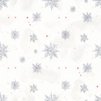 snowflake, winter, christmas, holiday, red, gray, grey, silver, white, cream, geometric, celestial, stars, sparkle, festive, elegant, modern, whimsical, nursery, baby, kids room, playroom, wintery, frost, icy, seasonal, december, cold weather, elegant design, contemporary