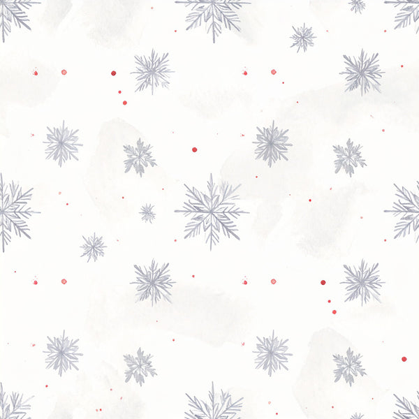 snowflake, winter, christmas, holiday, red, gray, grey, silver, white, cream, geometric, celestial, stars, sparkle, festive, elegant, modern, whimsical, nursery, baby, kids room, playroom, wintery, frost, icy, seasonal, december, cold weather, elegant design, contemporary
