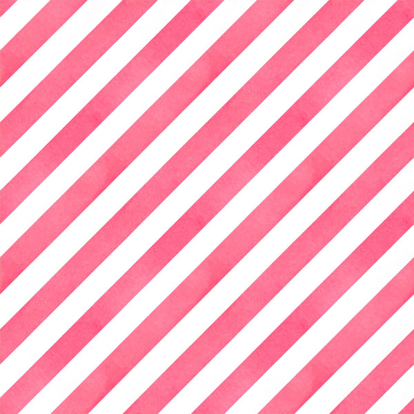 hot pink, coral pink, bright pink, white, diagonal stripes, striped pattern, geometric pattern, modern style, contemporary design, bold stripes, candy stripe, playroom, nursery, kids room, baby room, girl's room, cheerful, vibrant, fun pattern, simple stripes, classic stripes, summer, bright and bold, feminine, playful, casual style