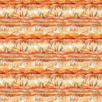 desert sunrise, orange tones, terracotta, rust colors, cream, beige, southwestern pattern, tribal designs, geometric borders, zigzag motifs, diamond patterns, desert plants, cacti, agave, desert landscape, striped layout, earthy palette,, fabric panel, warm colors, native american inspired