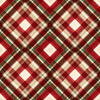burgundy red, forest green, cream white, tan brown, rust orange, deep red, plaid pattern, geometric pattern, diamond pattern, argyle, traditional plaid, checkered, woven look, classic plaid, farmhouse style, rustic style, traditional style, holiday themed, christmas colors, festive, autumn colors, fall colors, cozy, warm tones, home decor, apparel fabric, timeless pattern, vintage inspired