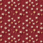 burgundy, cream, gold, ivory, red, snowflakes, winter, christmas, holiday, festive, elegant, traditional, classic, geometric, repeat pattern, metallic accents, seasonal, decorative, formal, sophisticated, dense pattern, all-over print, delicate snowflakes, wintery, celebration, decorative motifs, premium design, dimensional