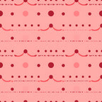 rose pink, burgundy, coral pink, polka dots, dotted pattern, scalloped edges, garland, festive, playful, whimsical, modern, cute, decorative circles, party theme, celebration, nursery, kids room, baby shower, toddler, sweet, vintage inspired, charming, fun, cheerful, bright, soft palette, feminine, delicate