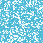 turquoise, white, grunge pattern, distressed texture, speckled design, abstract splatters, weathered effect, vintage style,, fabric panel, textured background, artistic splashes, contemporary pattern, crafting material, sewing fabric, modern grunge, painted texture, scattered dots