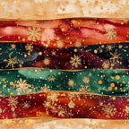 burgundy, forest green, gold, cream, red, deep teal, metallic gold, snowflake, winter, christmas, holiday, festive, elegant, luxurious, glitter, sparkle, shimmer, striped, horizontal stripes, seasonal, celebration, formal, sophisticated, decorative, abstract, modern, decorative dots, christmas theme, warm tones, jewel tones