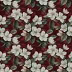 burgundy, cream, white, sage green, forest green, floral, botanical, vintage floral, apple blossoms, spring flowers, nature, elegant, traditional, romantic, cottage core, farmhouse, botanical print, spring, garden flowers, delicate flowers, classic floral, timeless, feminine, whimsical, ornamental, heirloom, country style, heritage print, blossom, leafy branches