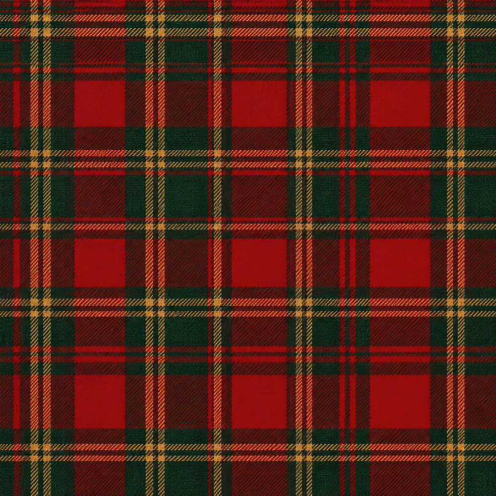red plaid, forest green, gold, tartan, traditional, classic, holiday, christmas, scottish, festive, geometric, checked pattern, red and green, winter, elegant, rustic, farmhouse, vintage, family gatherings, cozy, warm tones, formal wear, dress fabric, home decor, seasonal, timeless, burgundy red, deep green, woven pattern, plaid design
