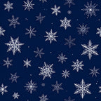 navy blue, white, snowflakes, winter, christmas, holiday, frozen, snow, frost, crystal, icy, cold weather, festive, elegant, whimsical, delicate, nature, seasonal, traditional, decorative, sparkle, geometric snowflake, intricate, detailed, wintery, december, seasonal decor, nursery, kids room, baby shower